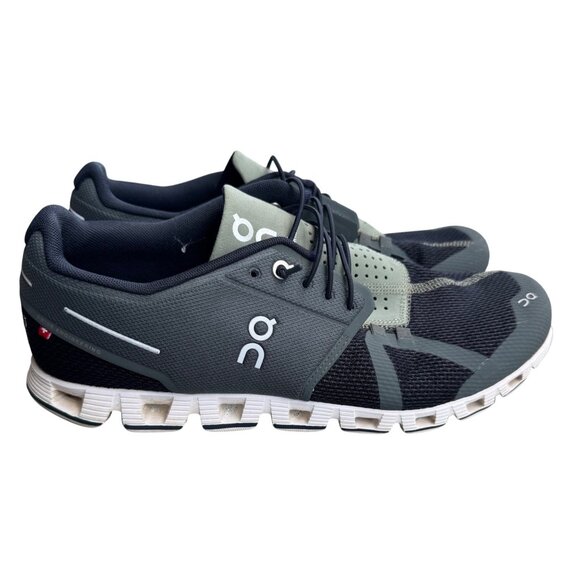 On Cloud OC 2.0  Mens  SIZE 10  Running Shoes Gray/Black/ White Shoes Sneakers - Picture 1 of 11
